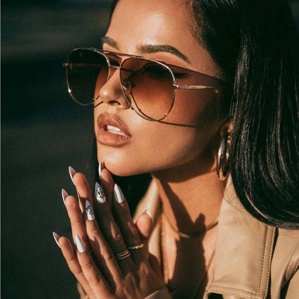 Dime optics Becky G sunglasses aviators new